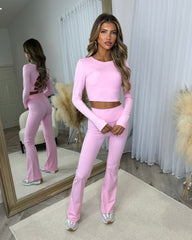 Darcy Two Piece Gym Set- Baby Pink