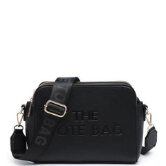 Esme Multi Zip 'The Tote Bag' Cross Body Bag - Black