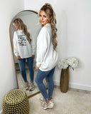 Lovely Round Neck Jumper - Cream