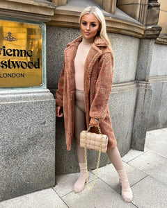 Sydney Teddy Coat - Camel